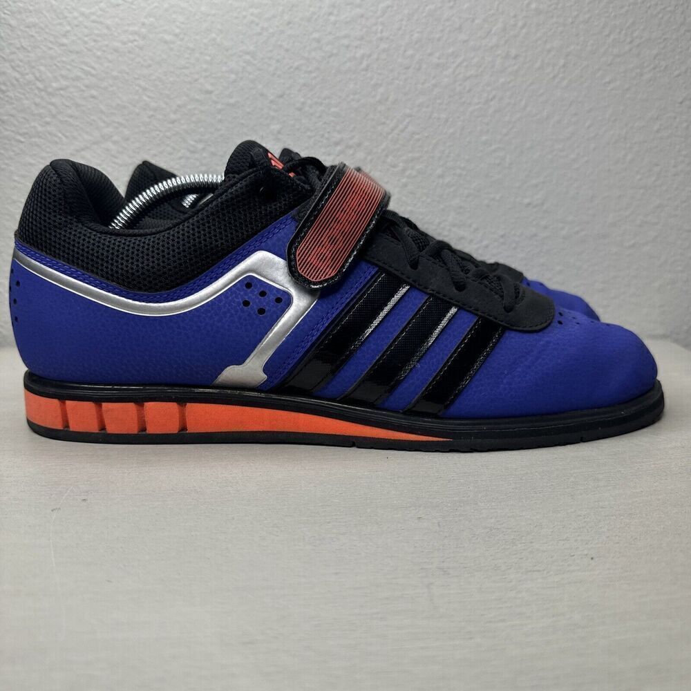 Adidas Powerlift 2.0 Purple Lace Up Weightlifting Strap Shoes